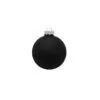 40ct Black Matte Glass Christmas Ball Ornaments 1.25" (30mm)