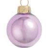 2ct Soft Lavender Glass Pearl Christmas Ball Ornaments 6" (150mm)