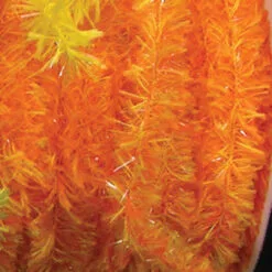 Orange Fuzzy Boa Party Garland 0.75" X 55 Yards