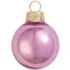 Shiny Rosewood Pink Glass Ball Christmas Ornament 7" (177mm)