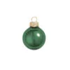 40ct Emerald Green Glass Shiny Finish Christmas Ball Ornaments 1.25" (30mm)