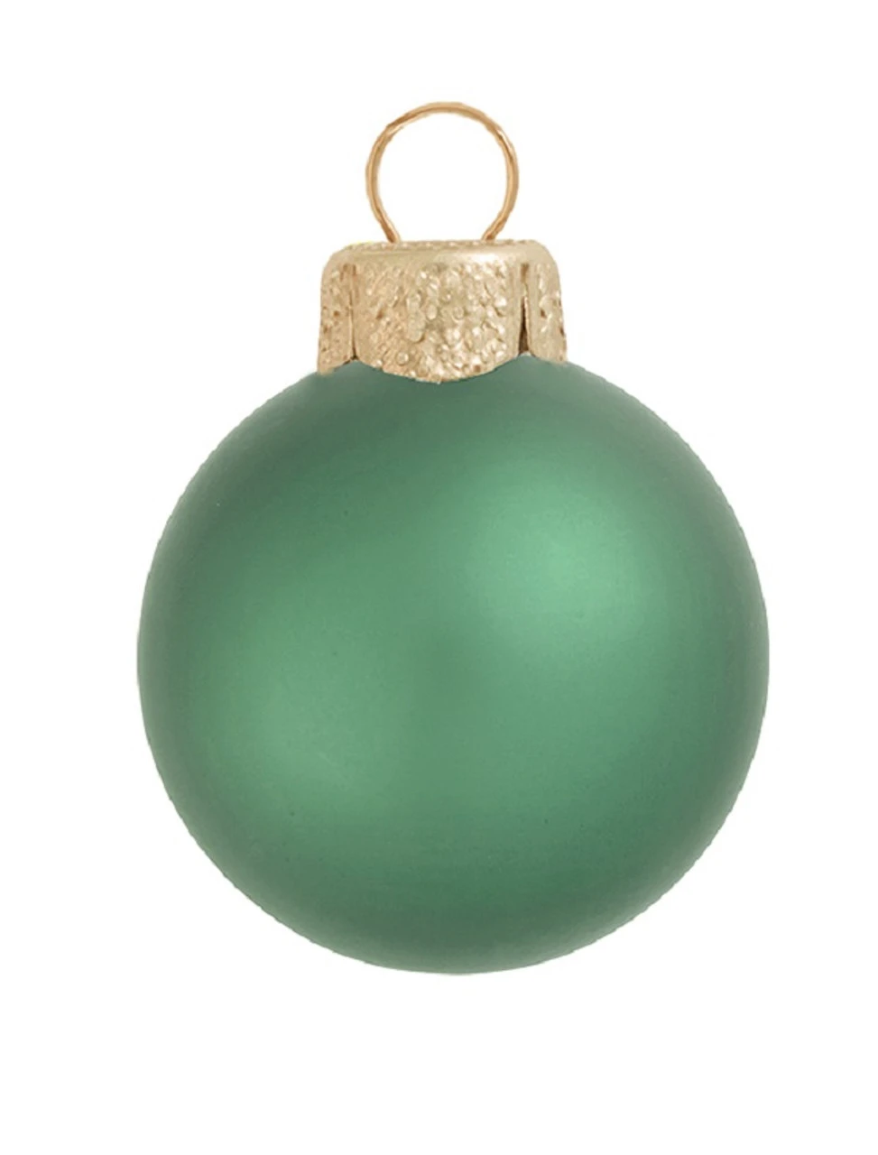 40ct Green Glass Matte Christmas Ball Ornaments 1.25" (30mm) 1 40ct Green Glass Matte Christmas Ball Ornaments 1.25" (30mm)