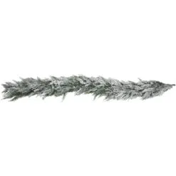 77" Snowed Cedar Twig Artificial Christmas Garland