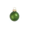 6ct Green Glass Pearl Christmas Ball Ornaments 4" (100mm)