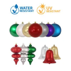 Scarlet Red Shatterproof Shiny Christmas Ball Ornament 8" (200mm) -Deals Christmas decorations Store dcki kbx14004 3 09461.1667561897