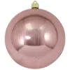Salmon Pink Shatterproof Shiny Christmas Ball Ornament 8" (200mm)