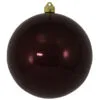 Shiny Java Brown Shatterproof Christmas Ball Ornament 8" (200mm)