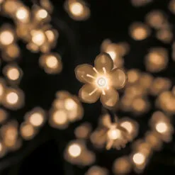 47.25" White And Black Outdoor Cherry Blossom Tree With Floral Lights 8 47.25" White And Black Outdoor Cherry Blossom Tree With Floral Lights -Deals Christmas decorations Store dhine 39049 ww 4 46685.1667621680