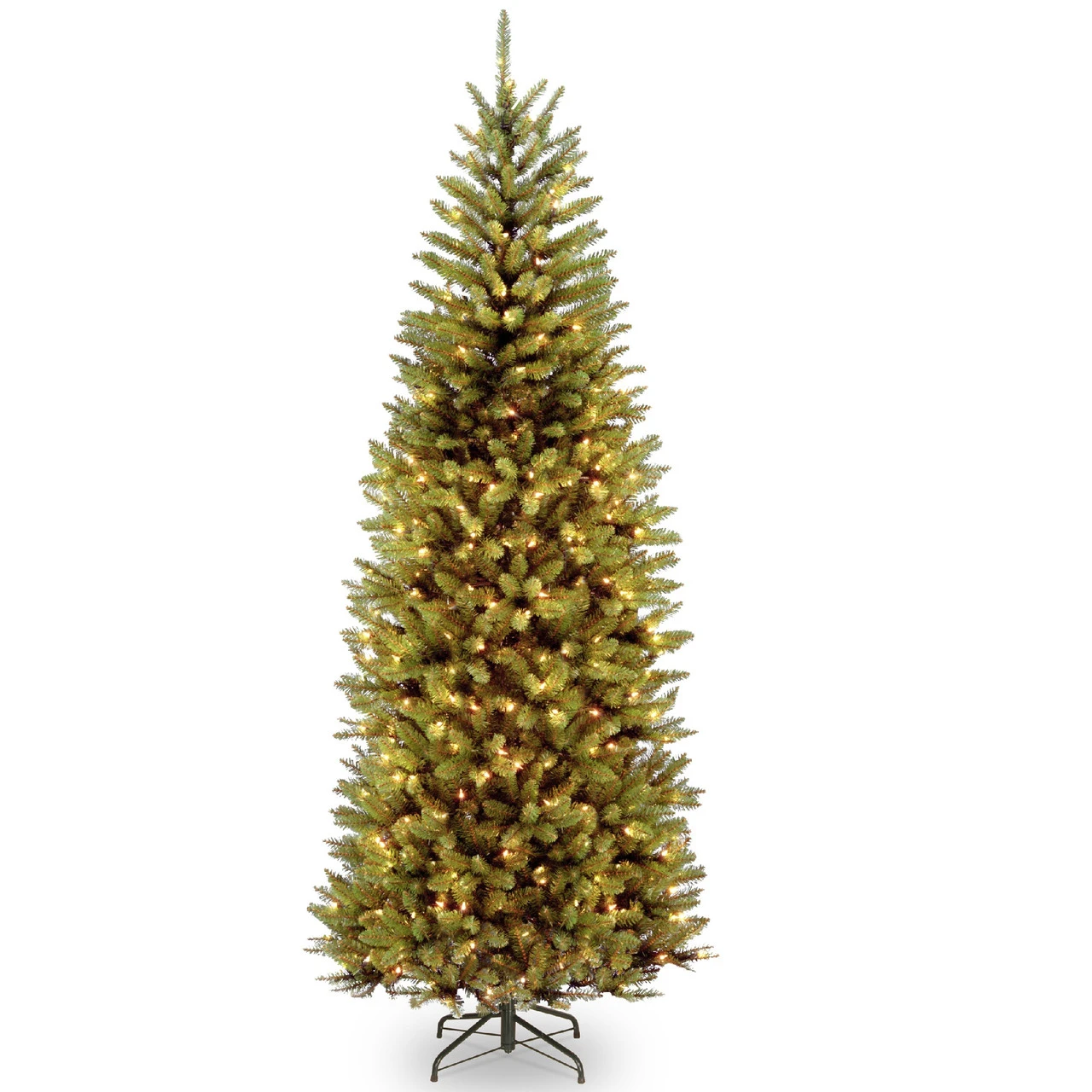 7.5’ Pre-Lit PowerConnect Kingswood Fir Slim Artificial Christmas Tree – Dual Color LED Lights 1 7.5’ Pre-Lit PowerConnect Kingswood Fir Slim Artificial Christmas Tree – Dual Color LED Lights
