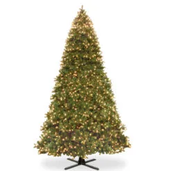 16’ Pre-Lit Downswept Douglas Fir Artificial Christmas Tree – Dual Color LED Lights