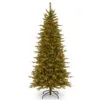 7.5’ Pre-Lit Sierra Spruce Slim Artificial Christmas Tree – Clear Lights