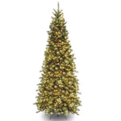 10’ Pre-Lit Tiffany Fir Artificial Christmas Tree - Clear Lights