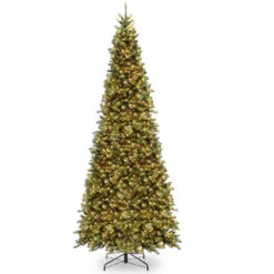 12’ Pre-Lit Tiffany Fir Artificial Christmas Tree - Clear Lights