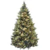 7.5 Ft. Carolina Pine Tree With Clear Lights Artificial Christmas Tree