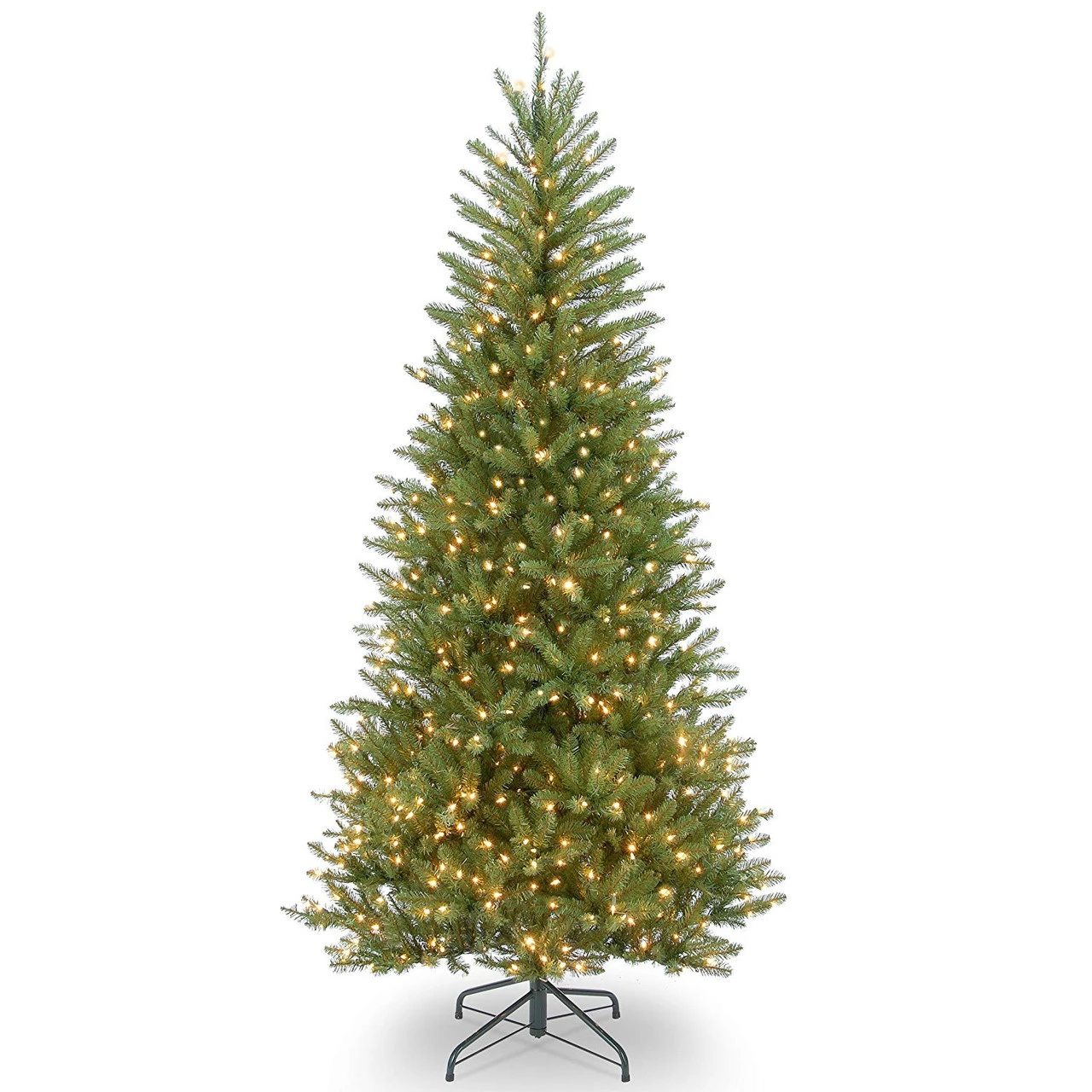 7.5’ Pre-lit Dunhill Fir Slim Artificial Christmas Tree - Clear Lights 1 7.5’ Pre-lit Dunhill Fir Slim Artificial Christmas Tree - Clear Lights