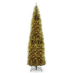 12 Ft. Kingswood(R) Fir Pencil Tree With Clear Lights
