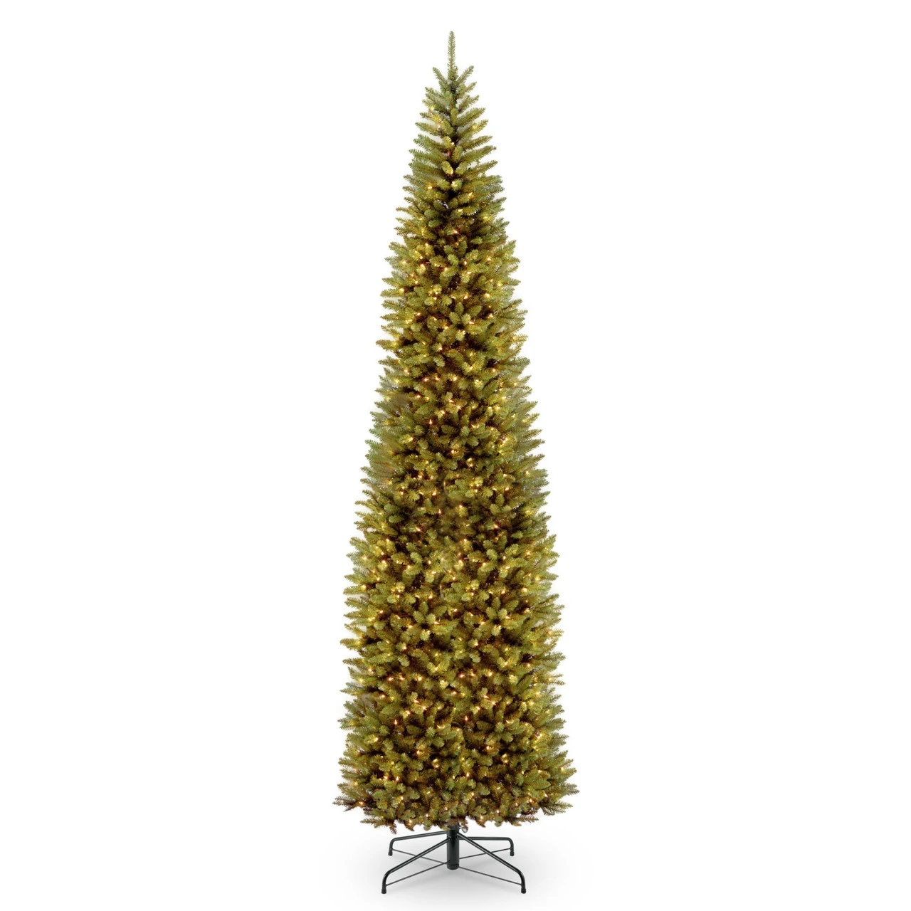 12 Ft. Kingswood(R) Fir Pencil Tree With Clear Lights 1 12 Ft. Kingswood(R) Fir Pencil Tree With Clear Lights