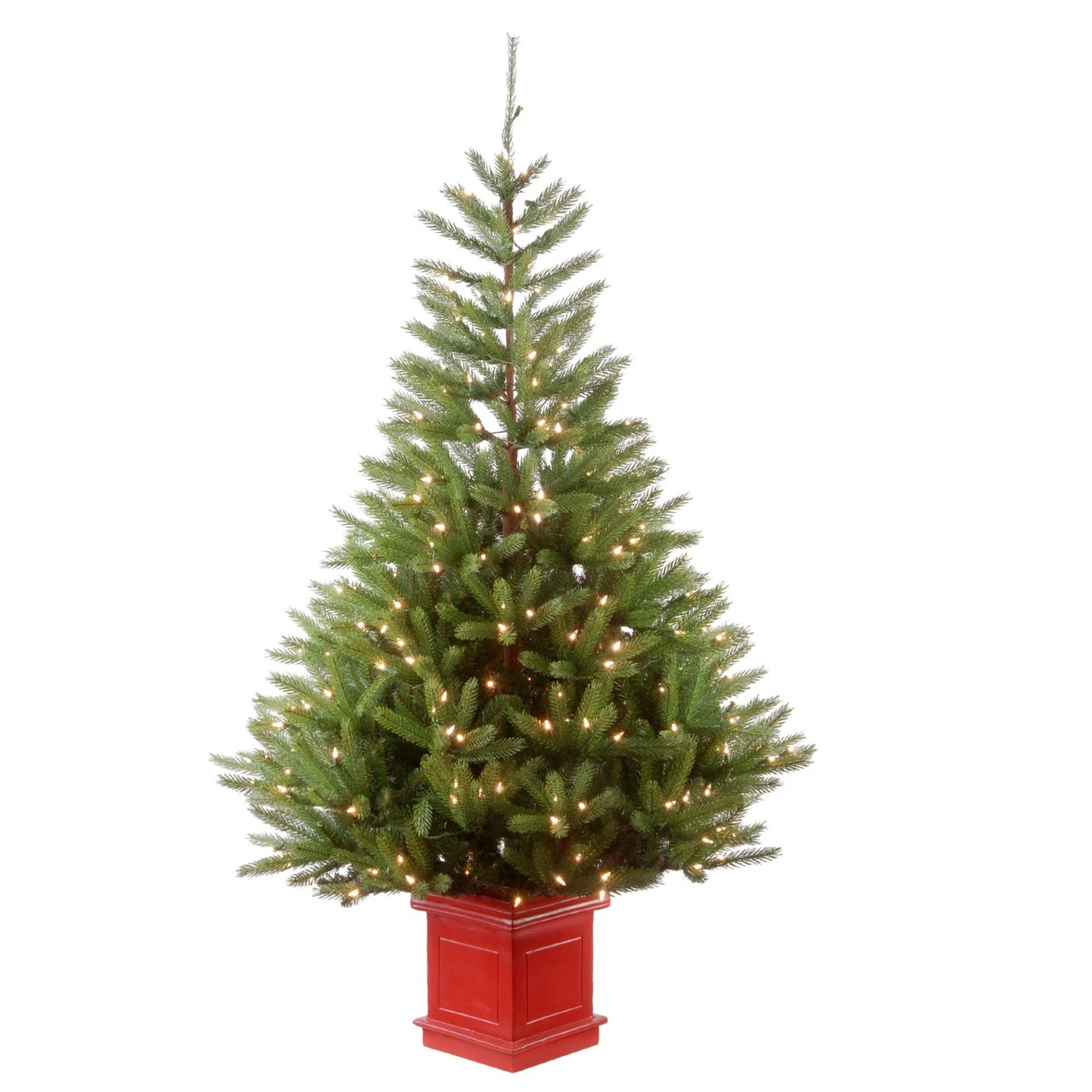 6' Pre-Lit Potted Topeka Spruce Entrance Medium Artificial Christmas Tree – Clear Lights 1 6' Pre-Lit Potted Topeka Spruce Entrance Medium Artificial Christmas Tree – Clear Lights