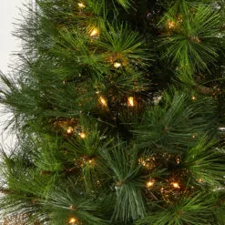 3' Pre-Lit Artificial Christmas Tree With Burlap Bag, Clear Lights -Deals Christmas decorations Store dnnl205372 5 29817.1681814046