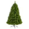 6' Pre-Lit Green Scotch Pine Artificial Christmas Tree, Warm Clear LED Lights