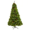 7' Pre-Lit Montana Mixed Pine Artificial Christmas Tree, Clear LED Lights