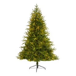 6β Pre-Lit Colorado Mountain Artificial Christmas Tree, Clear LED Lights