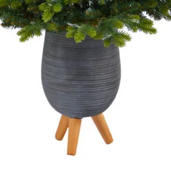 3.5’ Pre-Lit Potted North Carolina Fir Artificial Christmas Tree, Clear Lights -Deals Christmas decorations Store dnnl20t2325 6 45496.1680571146