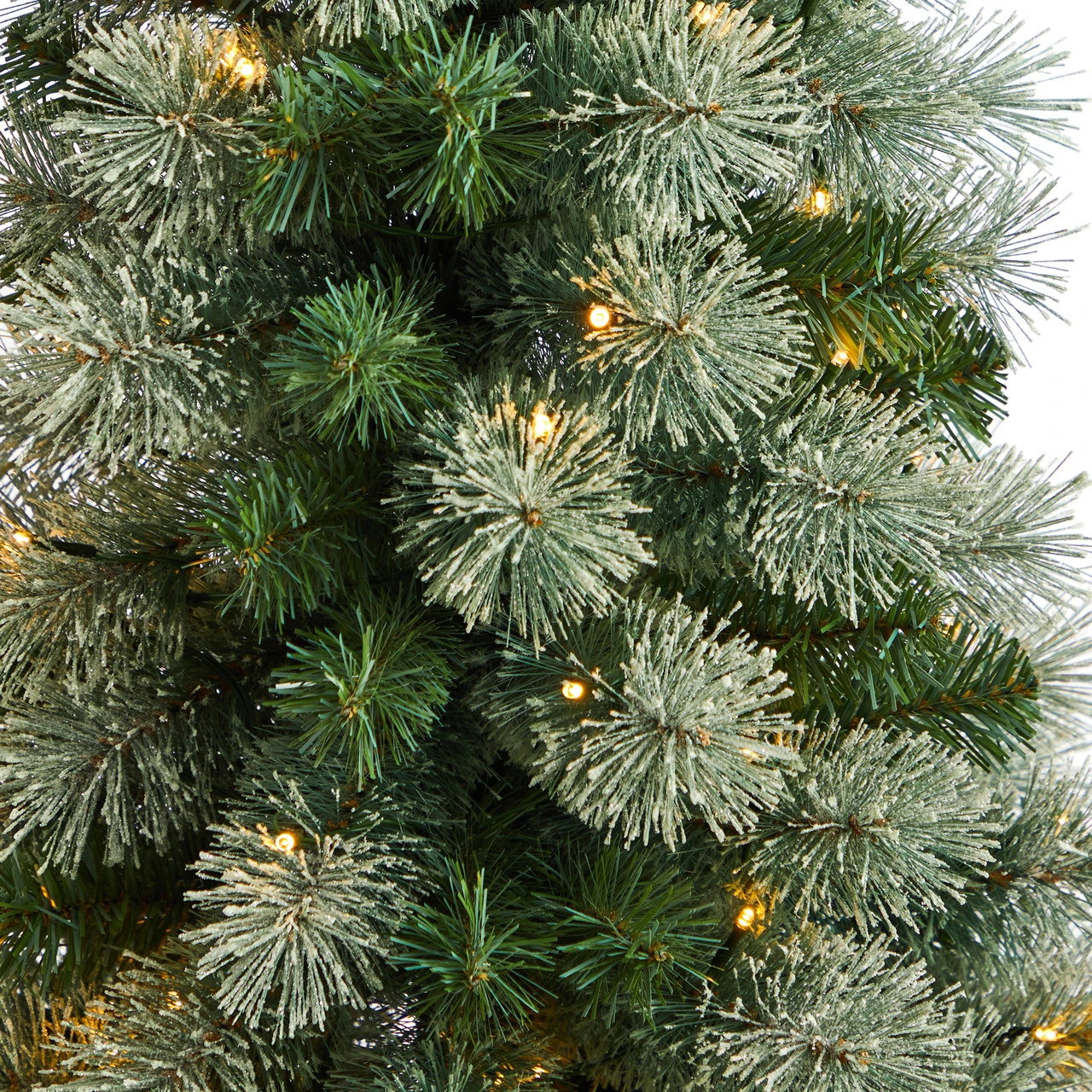 4.5’ Pre-lit Potted Nova Scotia Artificial Christmas Tree, LED Lights 7 4.5’ Pre-lit Potted Nova Scotia Artificial Christmas Tree, LED Lights - Image 7