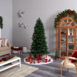 7’ Pre-Lit South Carolina Fir Artificial Christmas Tree, Clear LED Lights -Deals Christmas decorations Store dnnl20t3346 3 84421.1680542032