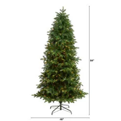 7’ Pre-Lit South Carolina Fir Artificial Christmas Tree, Clear LED Lights -Deals Christmas decorations Store dnnl20t3346 6 65609.1680542034