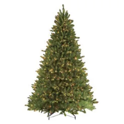 10’ Pre-Lit Full Fraser Fir Artificial Christmas Tree - Clear Lights
