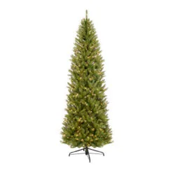7.5’ Pre-Lit Fraser Fir Pencil Artificial Christmas Tree