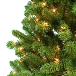 7.5' Pre-lit Virginia Pine Artificial Christmas Tree, Clear Lights -Deals Christmas decorations Store dpul 0998 t75c5 3 62501.1688081533