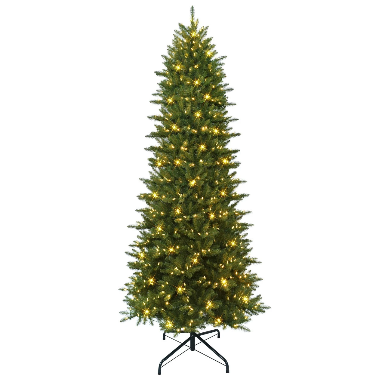 10' Pre-Lit LED Slim Fraser Fir Artificial Christmas Tree, Color Select Lights 1 10' Pre-Lit LED Slim Fraser Fir Artificial Christmas Tree, Color Select Lights
