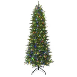 10' Pre-Lit LED Slim Fraser Fir Artificial Christmas Tree, Color Select Lights 7 10' Pre-Lit LED Slim Fraser Fir Artificial Christmas Tree, Color Select Lights -Deals Christmas decorations Store dpul ffsl 100ld8 4 57119.1688457676