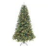 7.5' Pre-Lit LED Monterey Spruce Artificial Christmas Tree, Warm White Lights