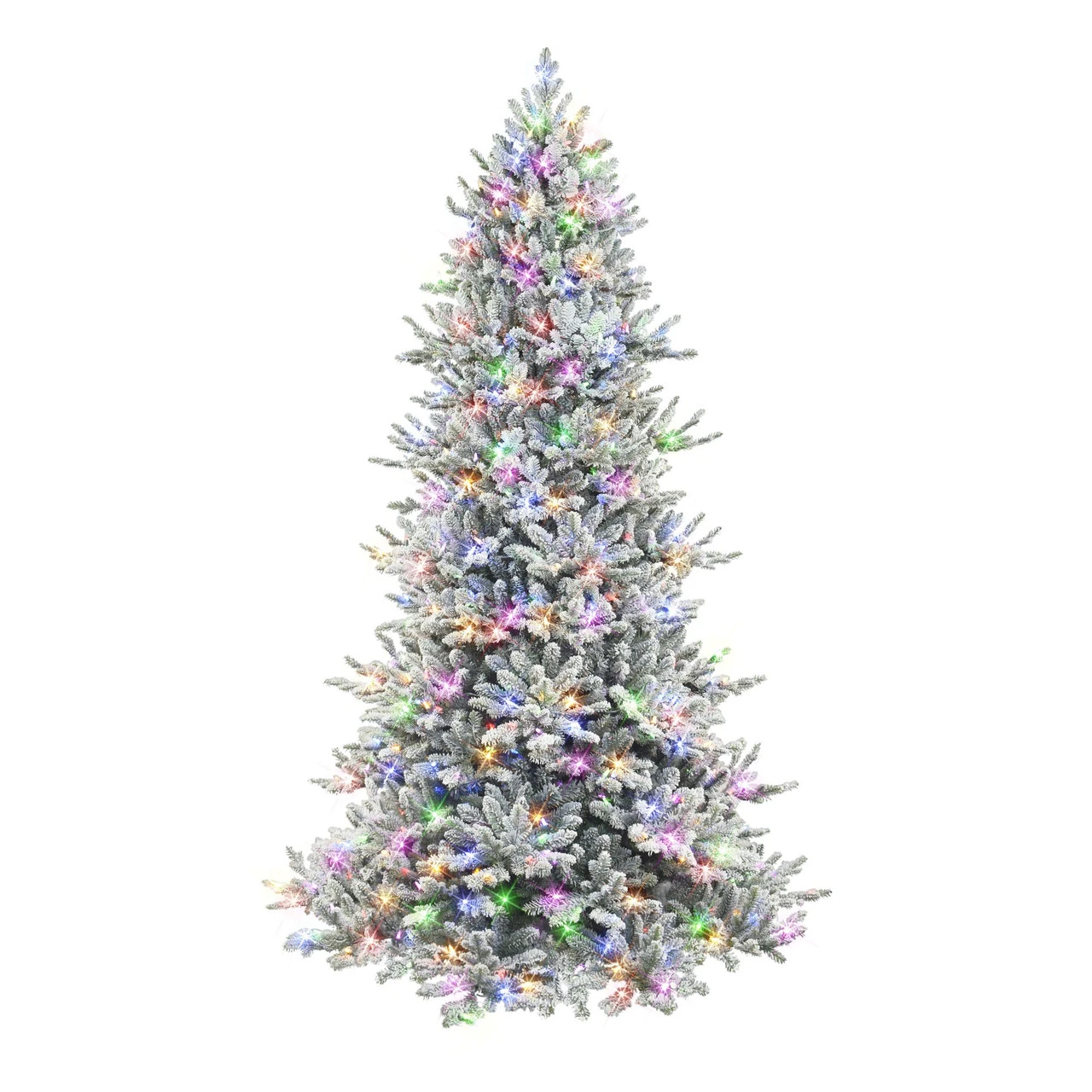 7.5' Pre-lit Flocked Royal Majestic Douglas Fir Downswept Artificial Christmas Tree, Color Select LED Lights 1 7.5' Pre-lit Flocked Royal Majestic Douglas Fir Downswept Artificial Christmas Tree, Color Select LED Lights