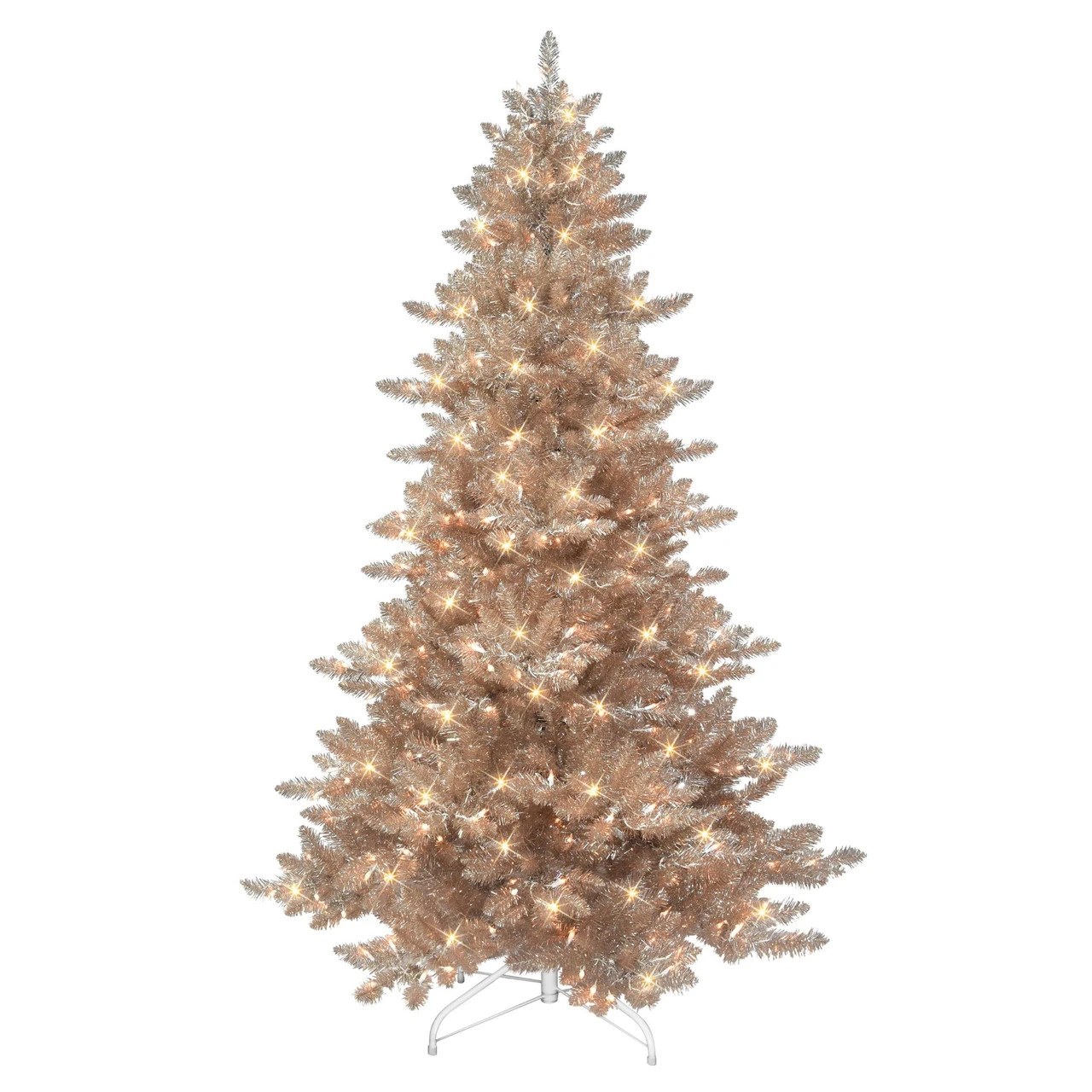 6.5' Pre-lit Royal Majestic Spruce Rose Gold Artificial Christmas Tree, Clear Lights 1 6.5' Pre-lit Royal Majestic Spruce Rose Gold Artificial Christmas Tree, Clear Lights