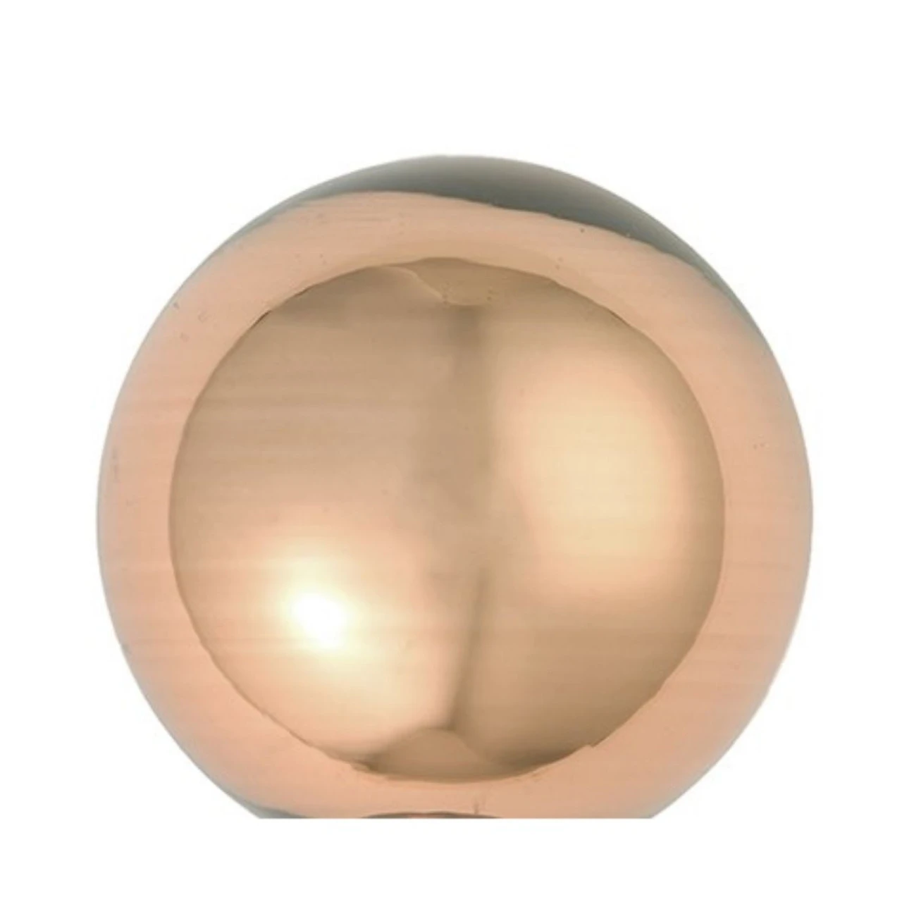 2ct Light Brown Glass Shiny Finish Christmas Ball Ornaments 6" (150mm) 2 2ct Light Brown Glass Shiny Finish Christmas Ball Ornaments 6" (150mm) - Image 2