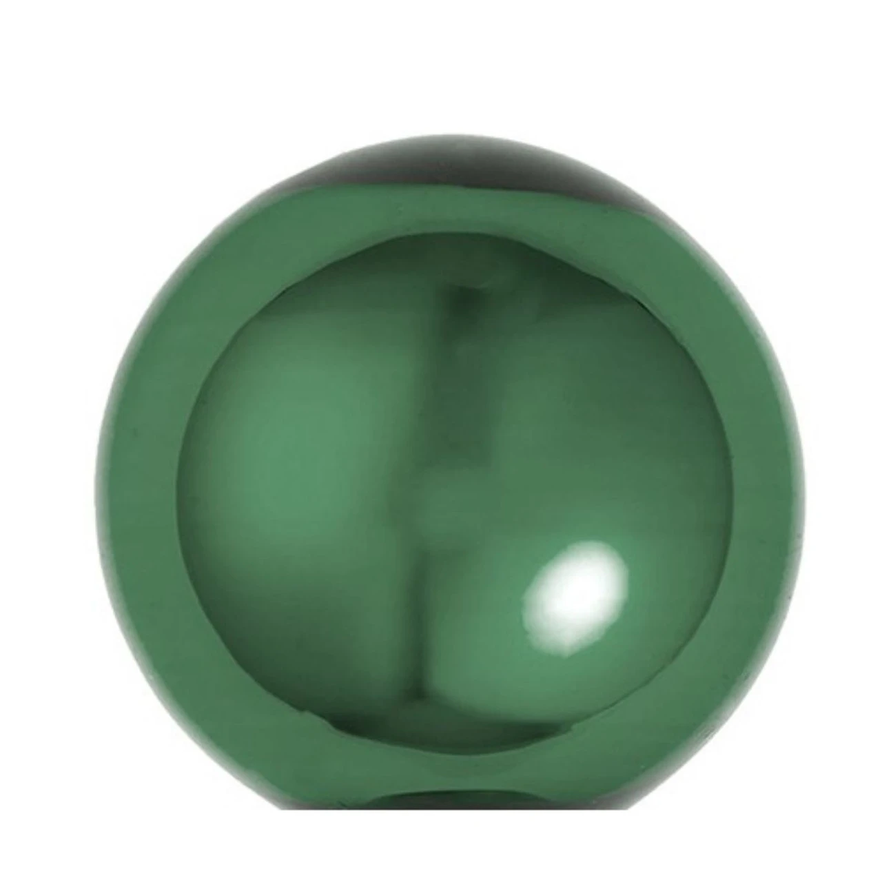 12ct Emerald Green Glass Shiny Finish Christmas Ball Ornaments 2.75" (70mm) 2 12ct Emerald Green Glass Shiny Finish Christmas Ball Ornaments 2.75" (70mm) - Image 2