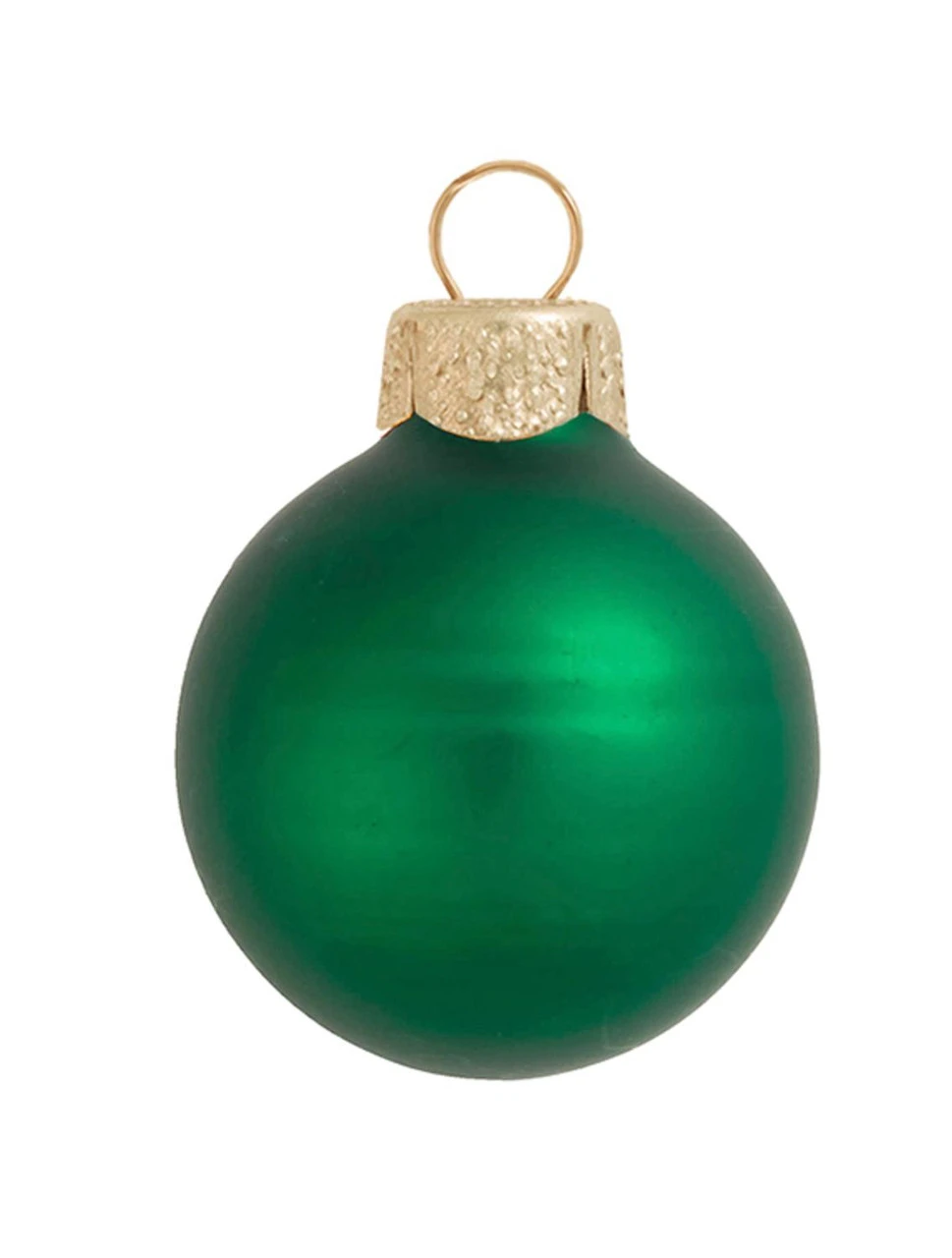 28ct Green Matte Glass Christmas Ball Ornaments 2" (50mm) 1 28ct Green Matte Glass Christmas Ball Ornaments 2" (50mm)