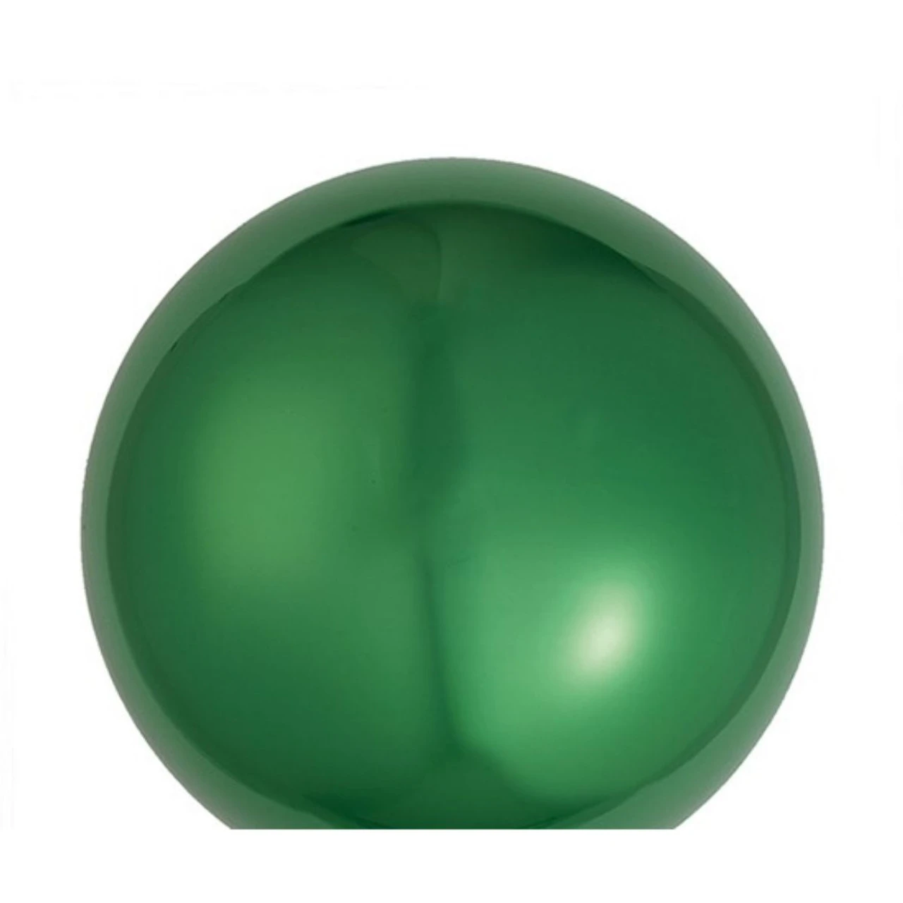 2ct Green Glass Pearl Christmas Ball Ornaments 6" (150mm) 2 2ct Green Glass Pearl Christmas Ball Ornaments 6" (150mm) - Image 2