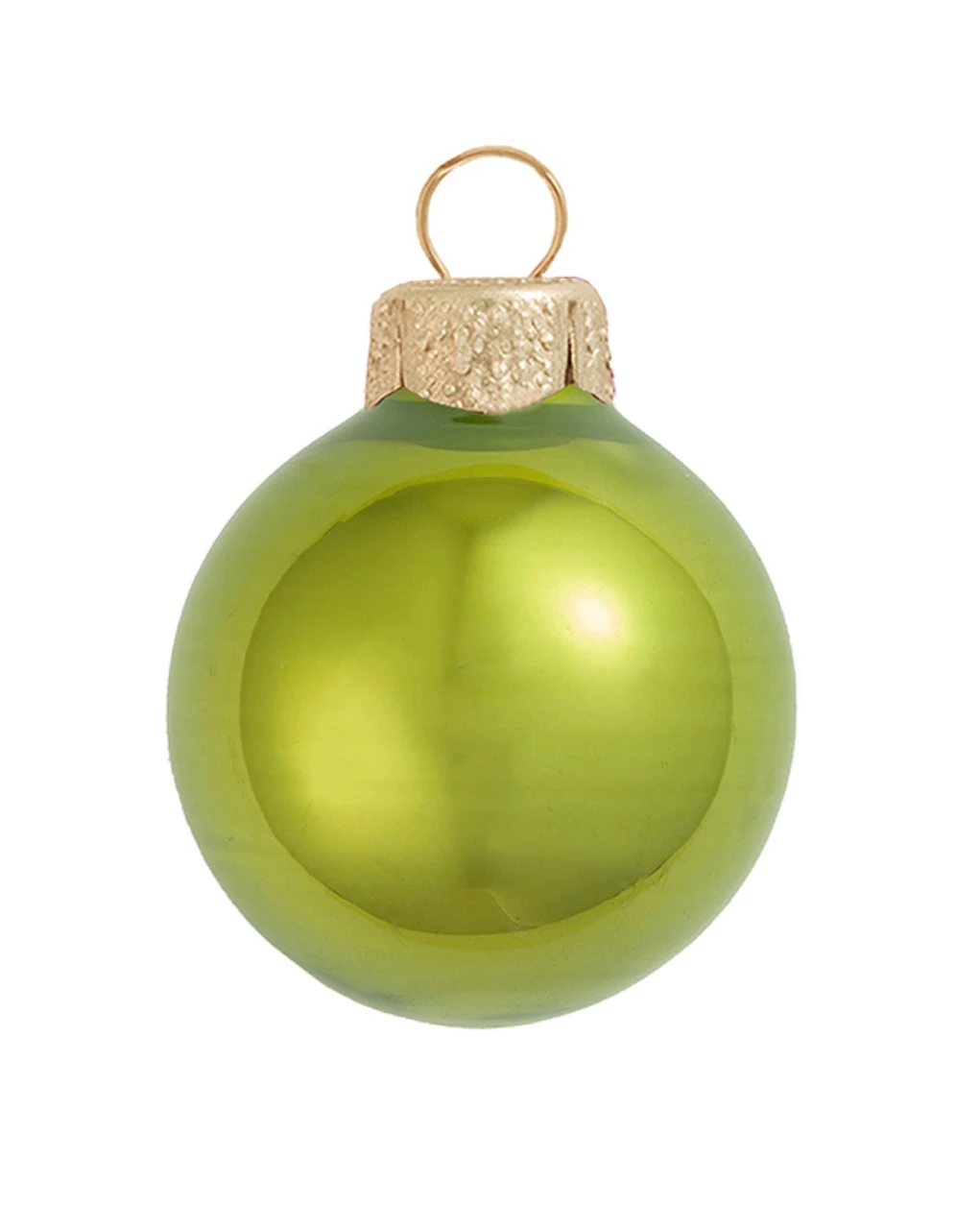 12ct Green Kiwi Pearl Glass Christmas Ball Ornaments 2.75" (70mm) 1 12ct Green Kiwi Pearl Glass Christmas Ball Ornaments 2.75" (70mm)