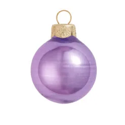 12ct Shiny Lavender Purple Glass Ball Christmas Ornaments 2.75" (70mm)