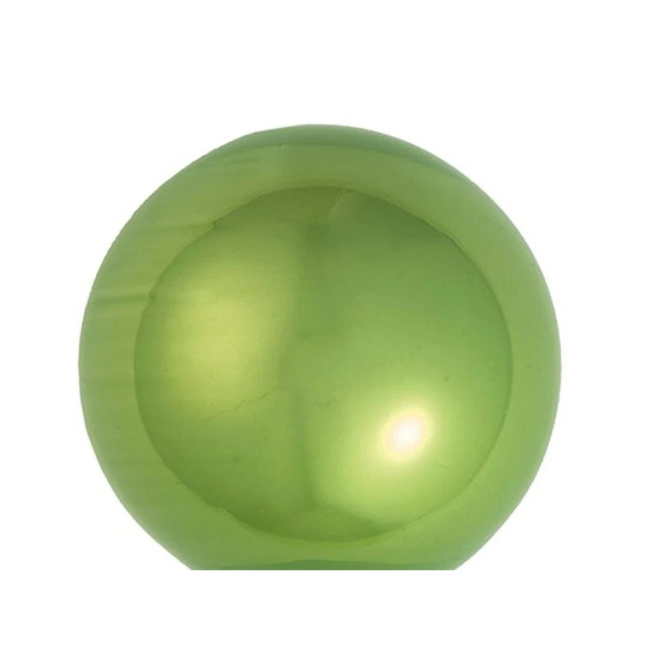 8ct Lime Green Glass Pearl Christmas Ball Ornaments 3.25" (80mm) 2 8ct Lime Green Glass Pearl Christmas Ball Ornaments 3.25" (80mm) - Image 2