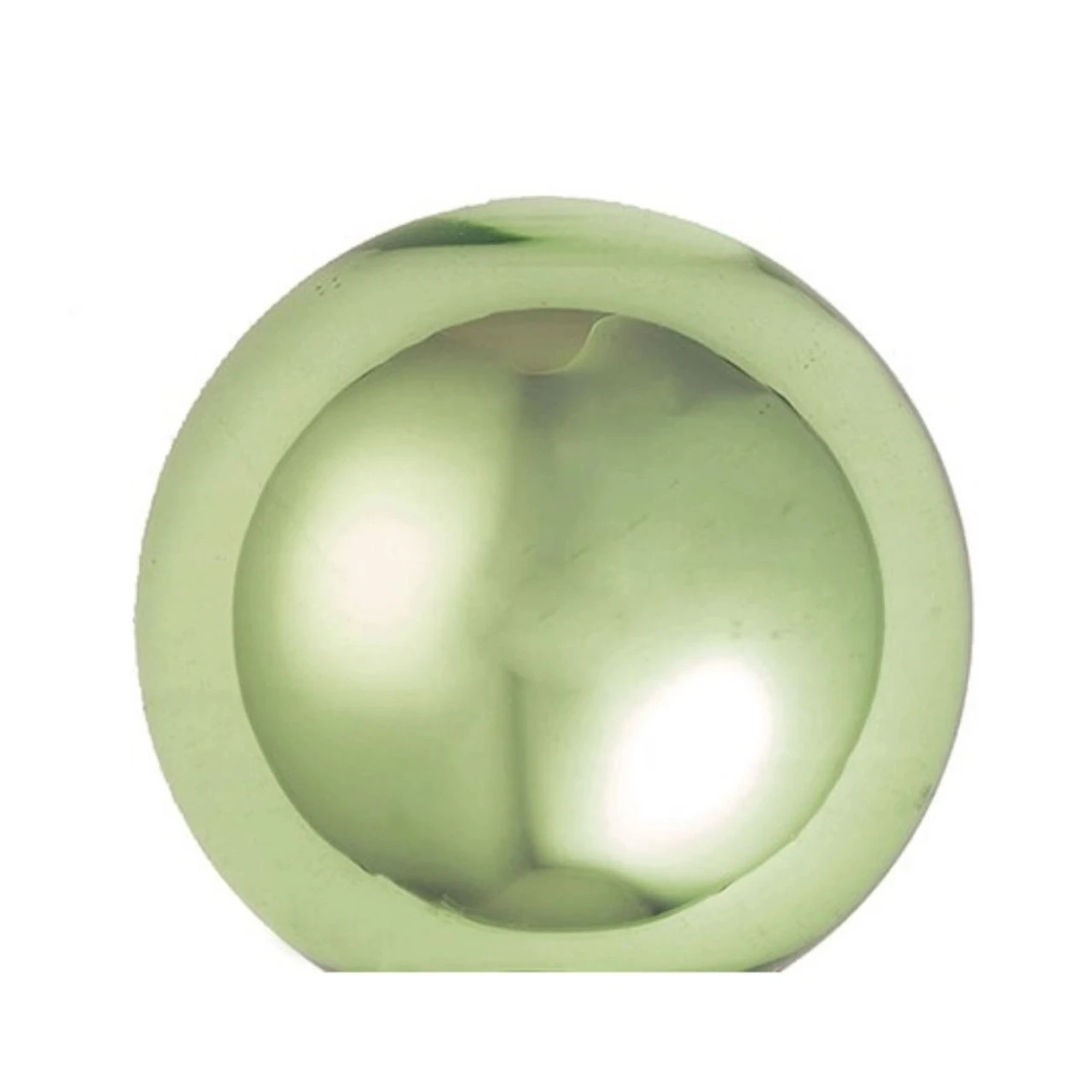 2ct Lime Green Glass Shiny Christmas Ball Ornaments 6" (150mm) 2 2ct Lime Green Glass Shiny Christmas Ball Ornaments 6" (150mm) - Image 2