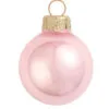 28ct Pink Pearl Finish Christmas Ball Ornaments 2" (50mm)
