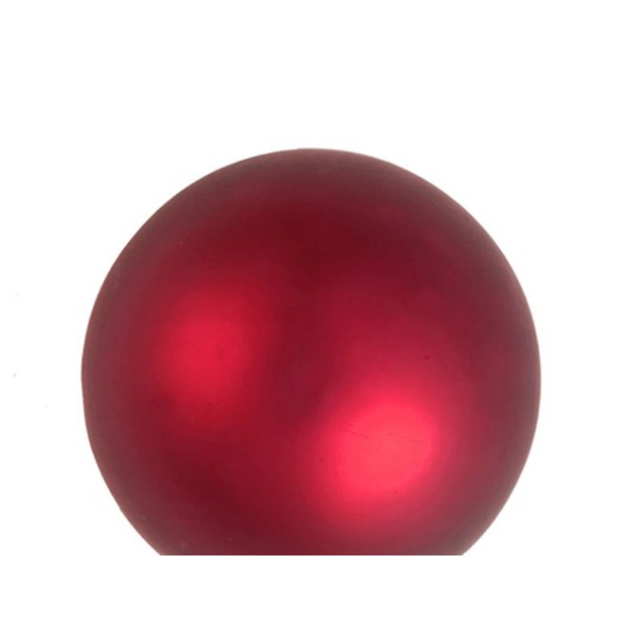 28ct Red Glass Matte Christmas Ball Ornaments 2" (50mm) 2 28ct Red Glass Matte Christmas Ball Ornaments 2" (50mm) - Image 2