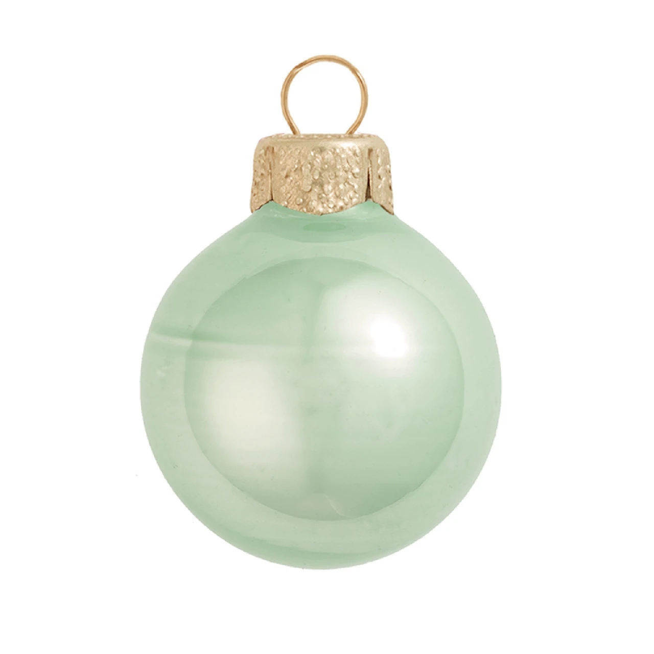 2ct Pearl Shale Green Glass Ball Christmas Ornaments 6" (150mm) 1 2ct Pearl Shale Green Glass Ball Christmas Ornaments 6" (150mm)