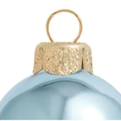 12ct Shiny Sky Blue Glass Ball Christmas Ornaments 2.75" (70mm) -Deals Christmas decorations Store dwhi 28873 03 19044.1667655015